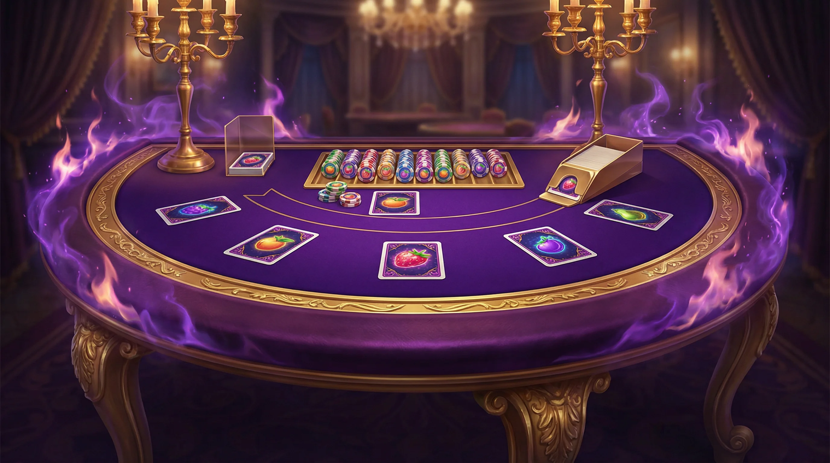 Blackjack 21 com Tema Místico - 10bet