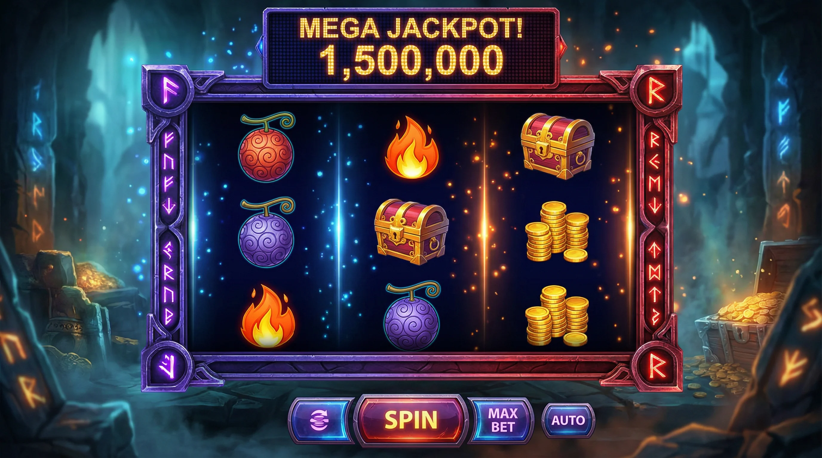 Caça-Níqueis com Tema de Frutas Diabólicas - 10bet